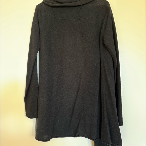 Club Monaco Cashmere Black Open Front Cardigan with Shawl Neck - Picture 4 of 4